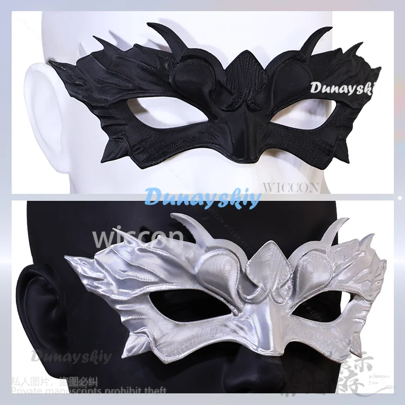 Anime Game Love And Deepspace  Xavier Cosplay Sexy Silvery Or BLACK 3D Mask Props Polylactic Acid For Halloween Gifts Customized