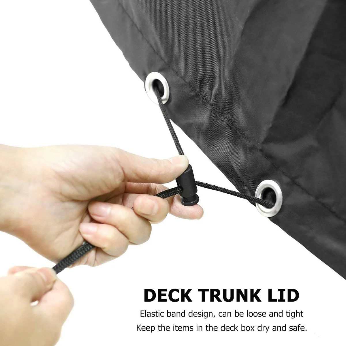 

Waterproof Box Anti-Uv Deck Trunk For Outdoor Storage Lightweight Durable Protector For Rainproof Case Cover Storage