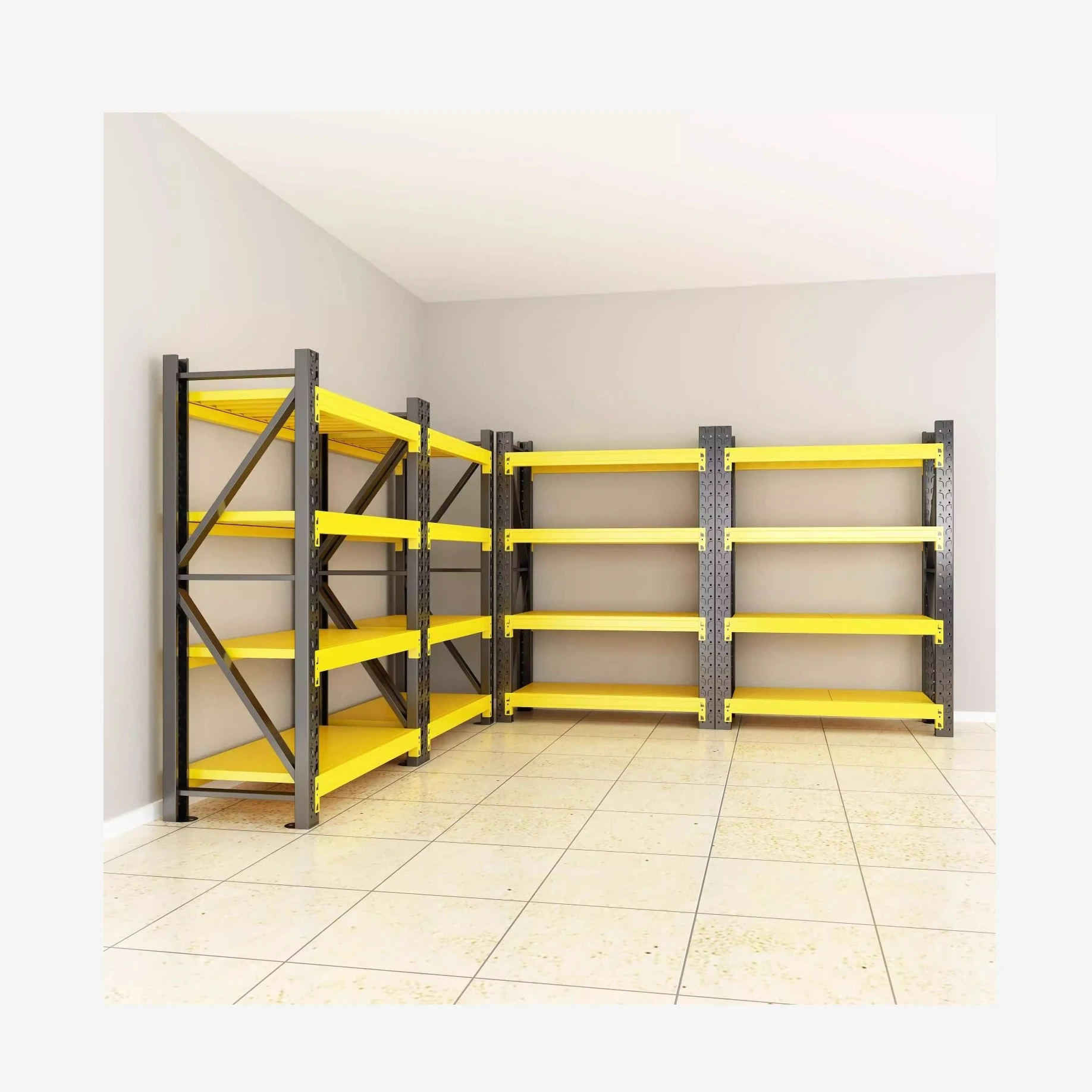 

#Storage Stacking Racks Pallet Steel Metal Shelving Shelves Garage Warehouse Rack