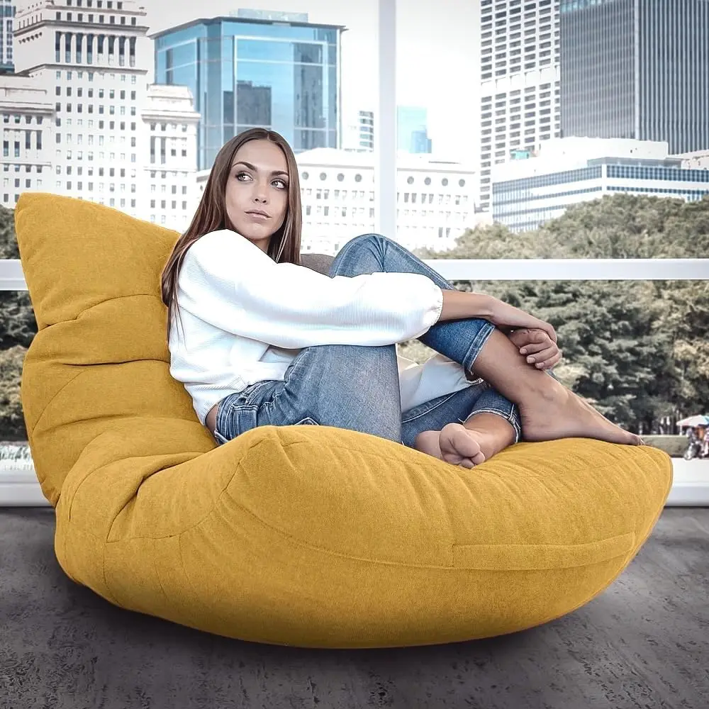 Sofa Puf Gigante Moderno Diseño - Modelos Puffs o Bean Bag Chair Grandes con Relleno Incluido