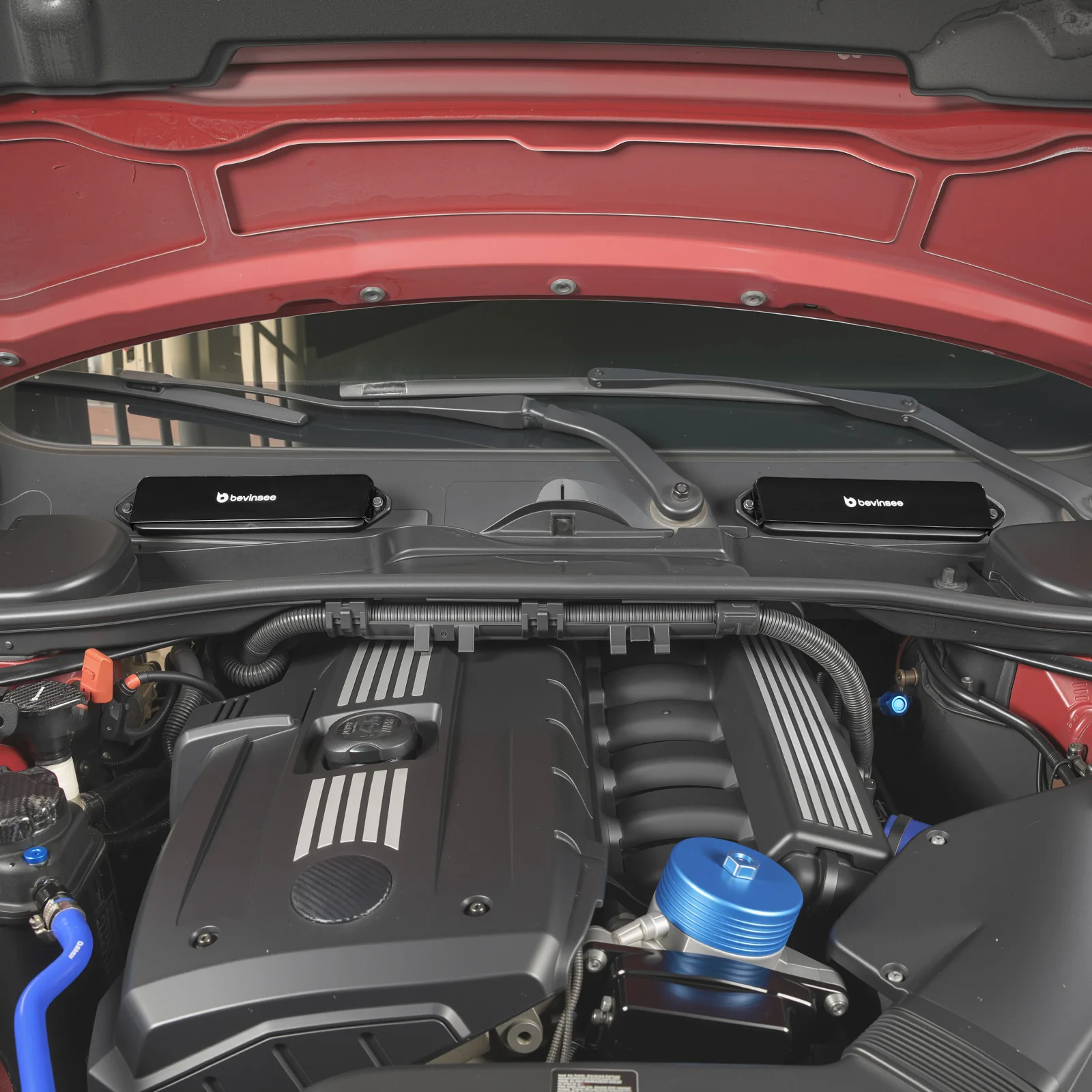 BEVINSEE Innenraumluftfilter & Wetterschutz-Kits für BMW E90 E91 E92 E93 E81 E82 E87 E88 2005-2013, X1 E84 2010-2015 – Detail 4