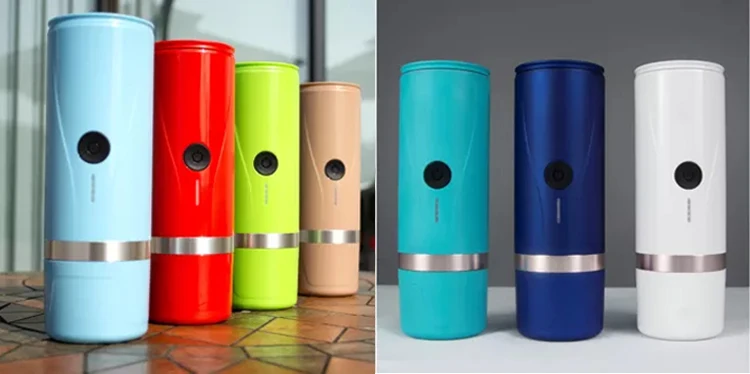 

Capsule and Grind 2 in 1 Mini Espresso Portable Coffee Maker Aluminum Nano Portable Electric Espresso Maker