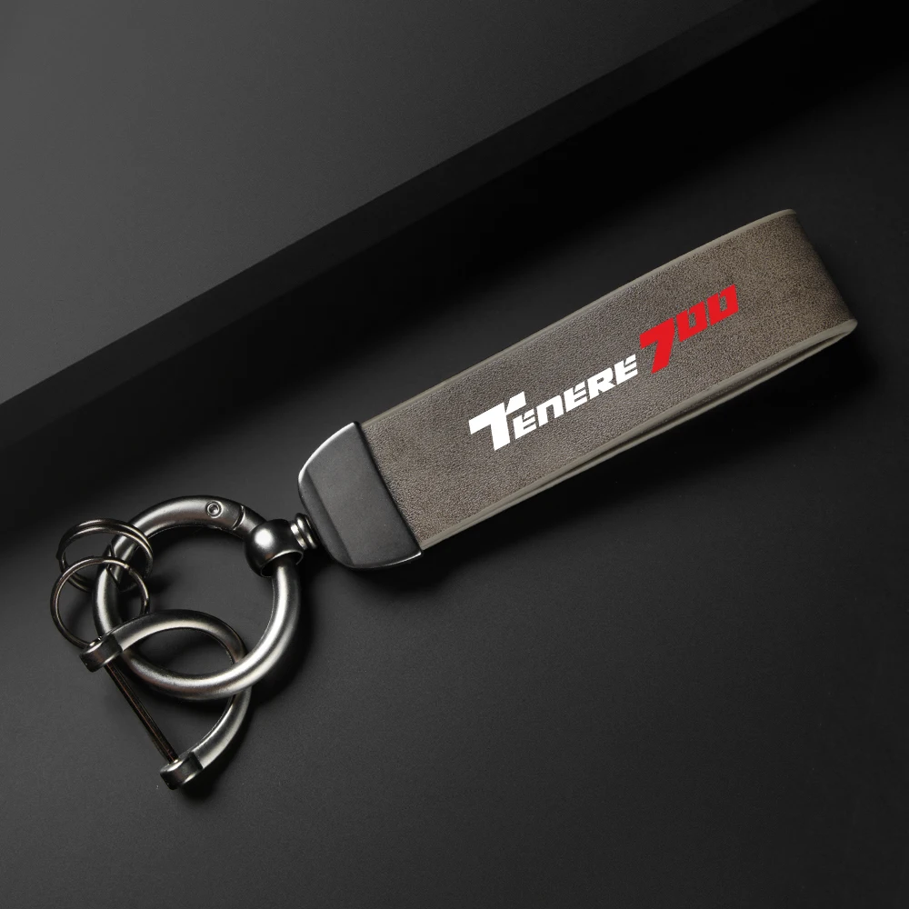High-Grade Motorcycle Leather Keychain Metal Keyring For YAMAHA TENERE Tenere700 T7 Tenere 700 XSR700 XTZ700 XSR XTZ 700