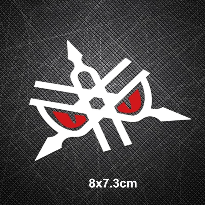 Motorcycle Tail Decoration Stickers Brand Logo Decals Waterproof Reflective Sticker for Laptop Helmet Luggage Bicycle Guitar view 2