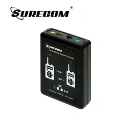 Surecom SR629 Cross Band Repeater Controller & 2 Cable for TYT Kenwood Baofeng ICom Motorola Two Way Radio Relay Box Accessory