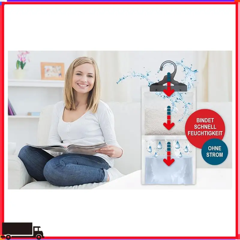 

Premium 10PCS Hanging Dehumidifier Set- Effective Dehumidifier With 500 Ml Bag Granulate Dehumidifier Against Moisture