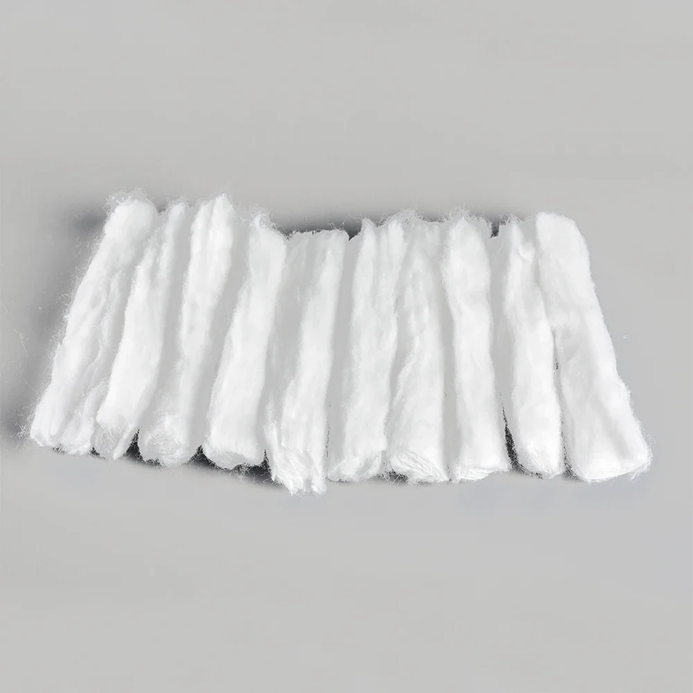 Jellyfish Algodão Wick para Reparação DIY Acessório, Sabor Suave, Original, 10cm Longo