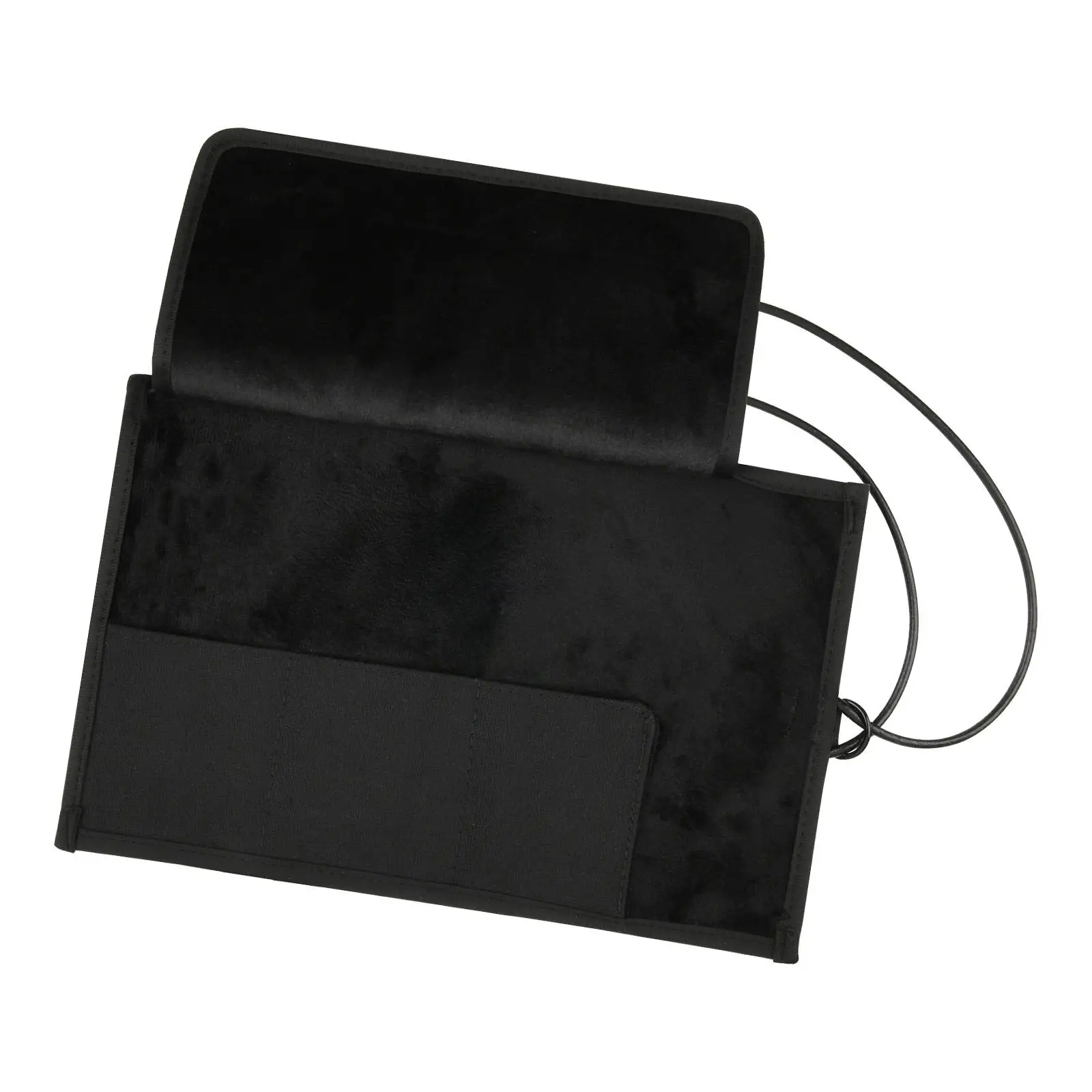 Portable Watch Roll Organizer Velvet Canvas Wristwatch Storage Pouch Daily Multipurpose Bag for Travel Business