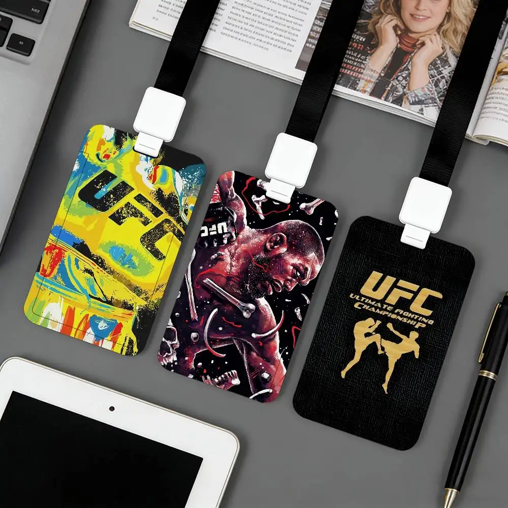 Race U-UFC badge Card Holder Corporate Business Work Badge Holders Uisex Credit Bus Daily Commute ID Case - view 2
