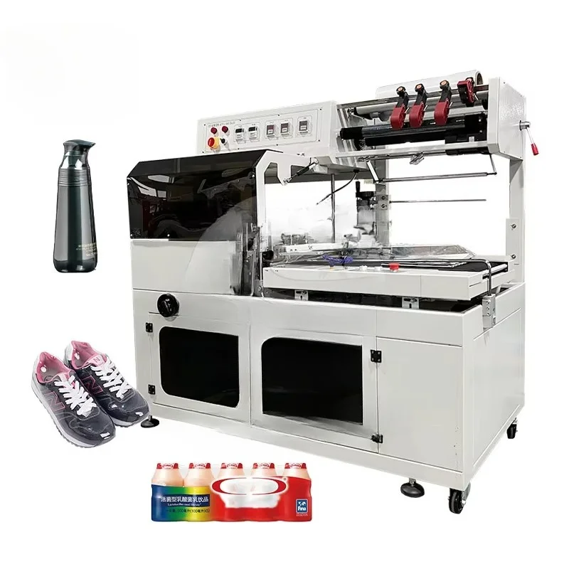 Customized Automatic Shrink Wrap Packaging Machine Industrial Film Wrapper Heat Sealer For Manufacturing Use