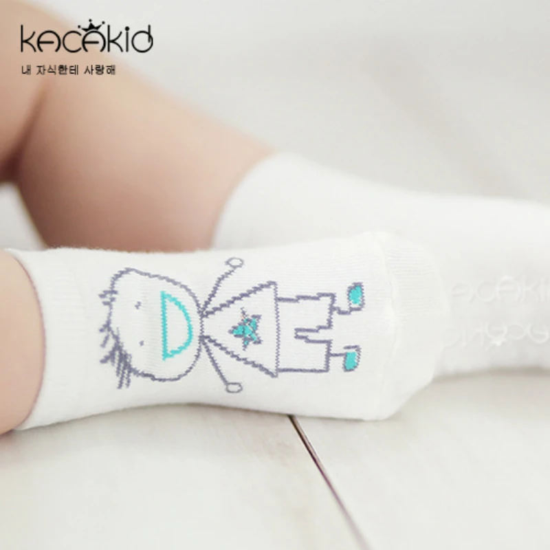 New Arrival Newborn Cotton Socks Cute Cartoon Cotton Baby Socks Non-Slip Bottom Boy and Girl Socks