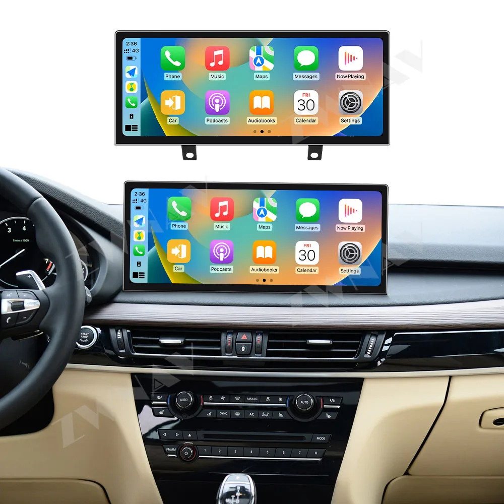 For BMW X5/F15 2014-2016 Android 13 Car Radio 12.3“ Ultra-thin Screen Navigation Device Wireless GPS Stereo Multimedia Player