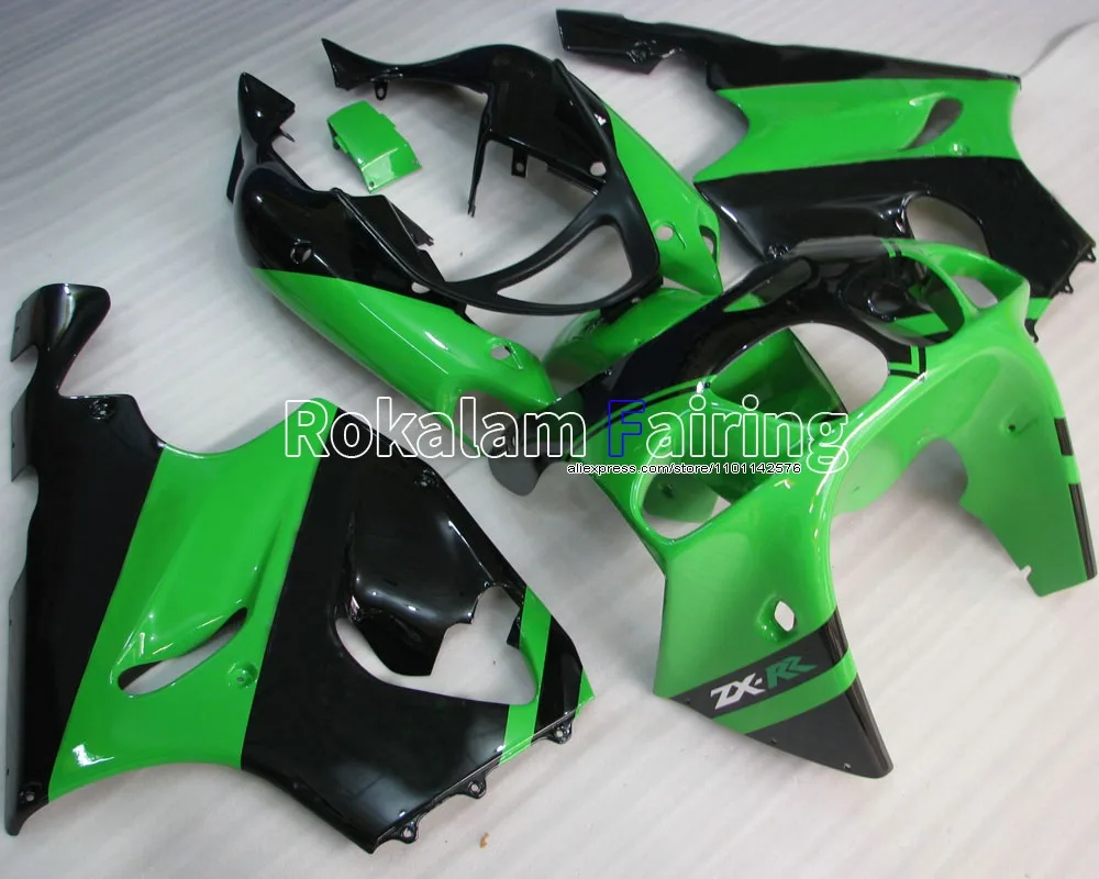 New Arrival For Kawasaki Cowling Green Black Ninja ZX-7R Body Kit 1996-2003 ZX7R 96-03 ZX 7R Motorcycle Fairing