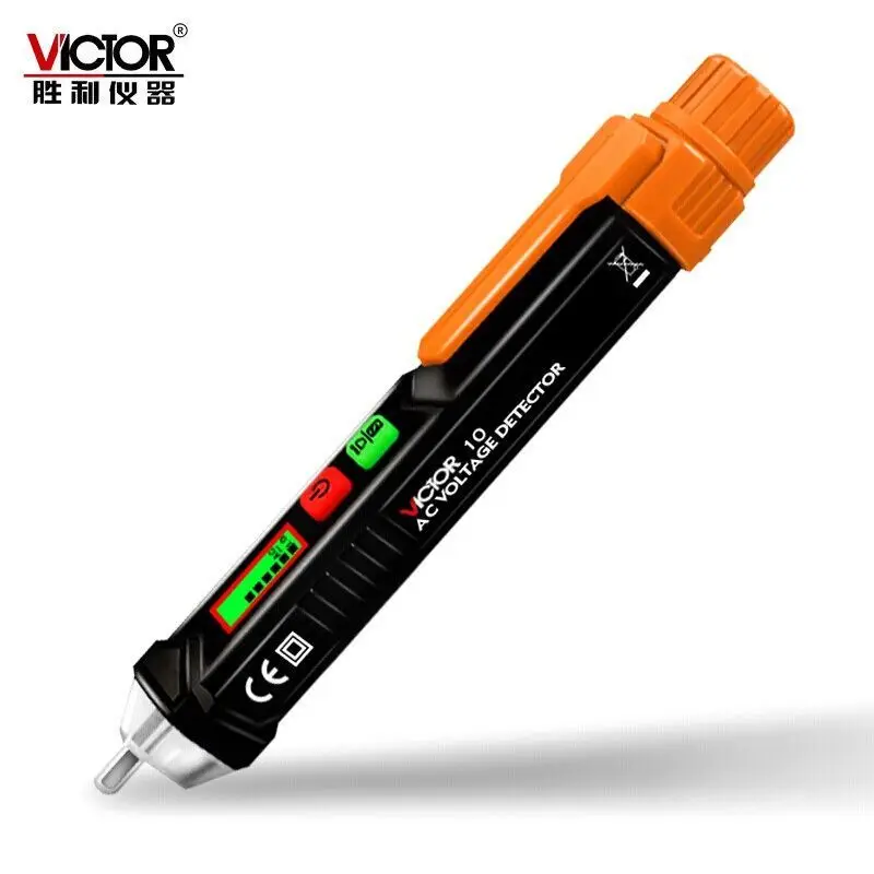 Victor Digital Voltage Tester Pen Non-Contact Voltage Detector Electrical Pen AC Voltage Tester Electrical Induction Circuit Pen