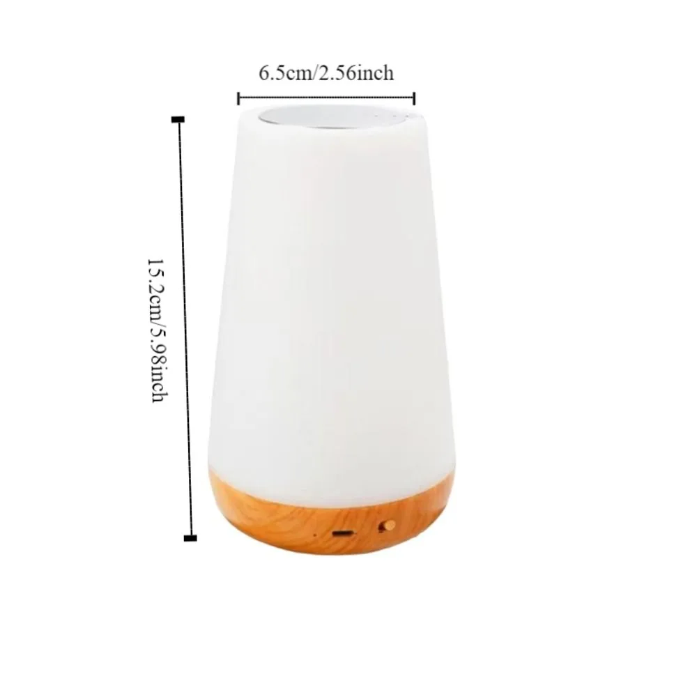 Creative Remote Control Night Light Usb Rechageable Dimmable Bathroom Bedside Lamp Decorative Desk Light Bedside Use