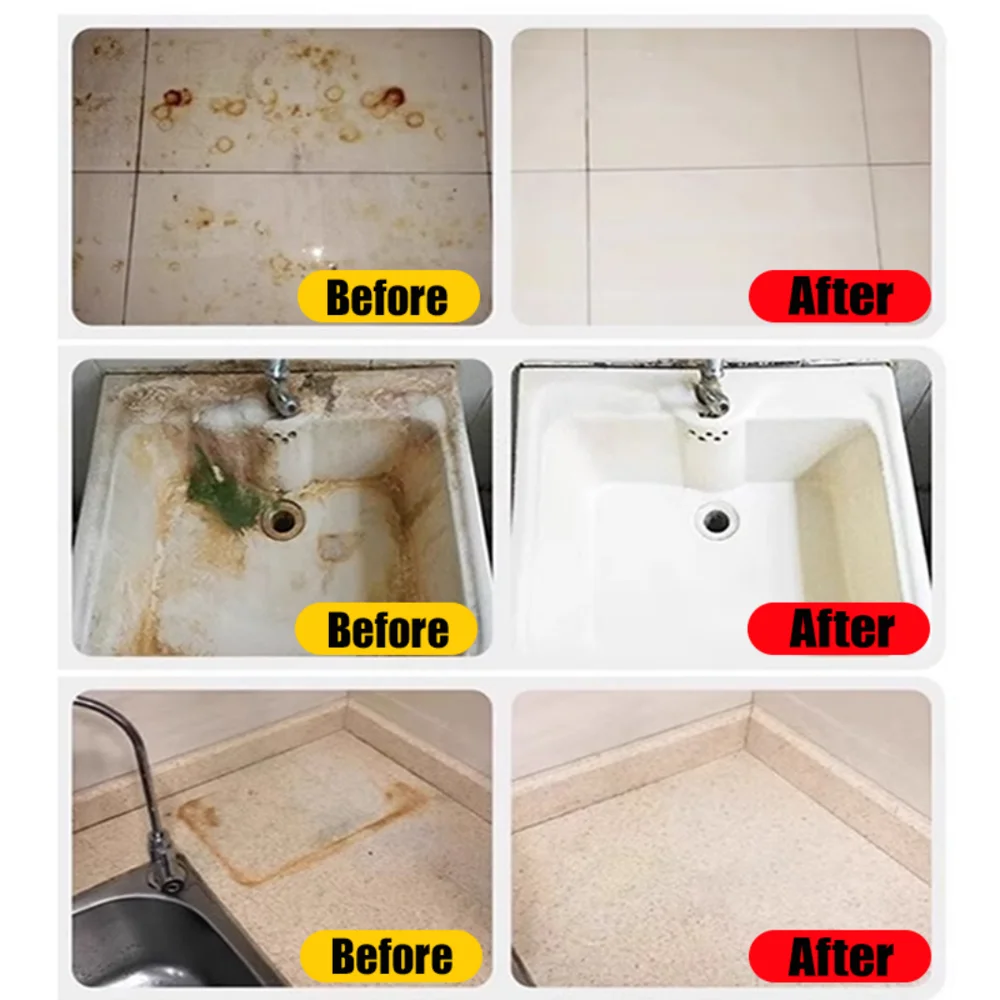 Ceramic Toilet Polisher Spray Suitable forRust & Yellow Stain Remover, for CeramicSurfaces, Quick-Acting Formula for ToiletS.Bow