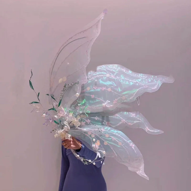 [Magic Butterfly] Bouquet Light Wedding Dress Romantic Aesthetic Art Decoration Premium