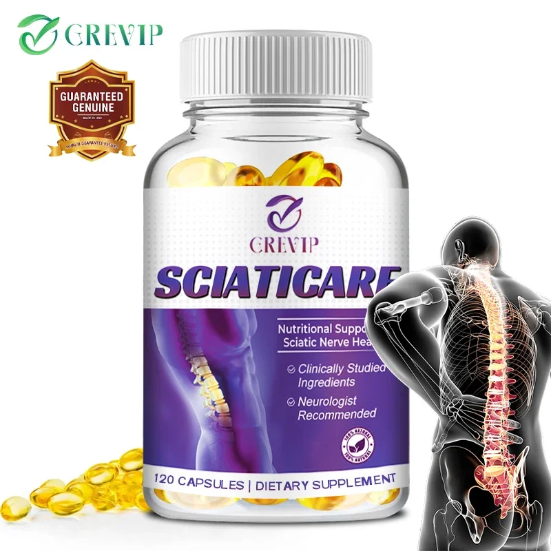 Sciatic Nerve Relief Capsules - Alpha Lipoic Acid Vitamin - Relieve Sciatica and Support Nervous System and Joint Health