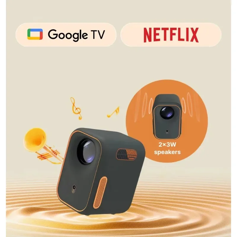 2024 New Design Formovie Xming Episode One 1080P 4K Smart Google TV Projector Home Theater 150CVIA Lumen Mini Portable Projector