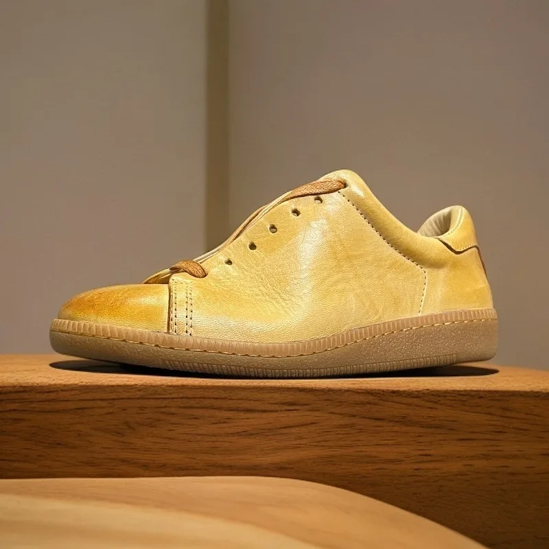 

Designer Genuine Leather Anti-Slip Wear-Resistant Casual Sport Shoes Men's Formal Business Outdoor Work Daliy Training Shoes