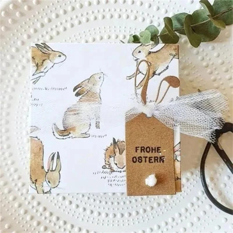 

Metal Cutting Dies for Card Easters Rabbits Label Die Cuts Embossing Stencils