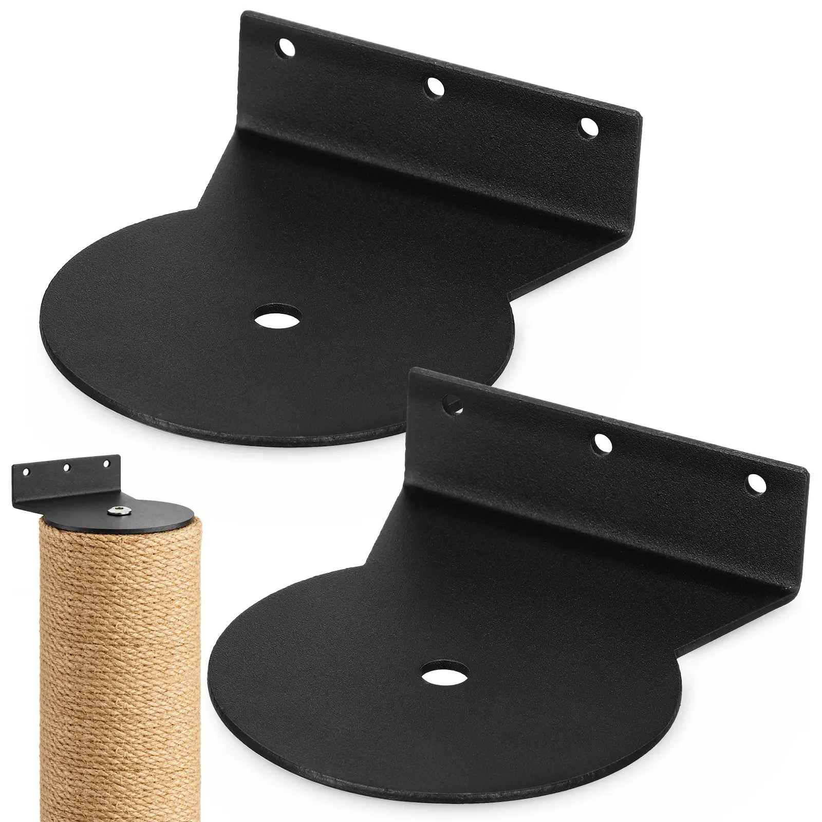2Pcs Cat Tree Shelves Bracket Sturdy Wall Mounted Cat Shelf Fixator Metal Climbing Frame Accessories Replacement