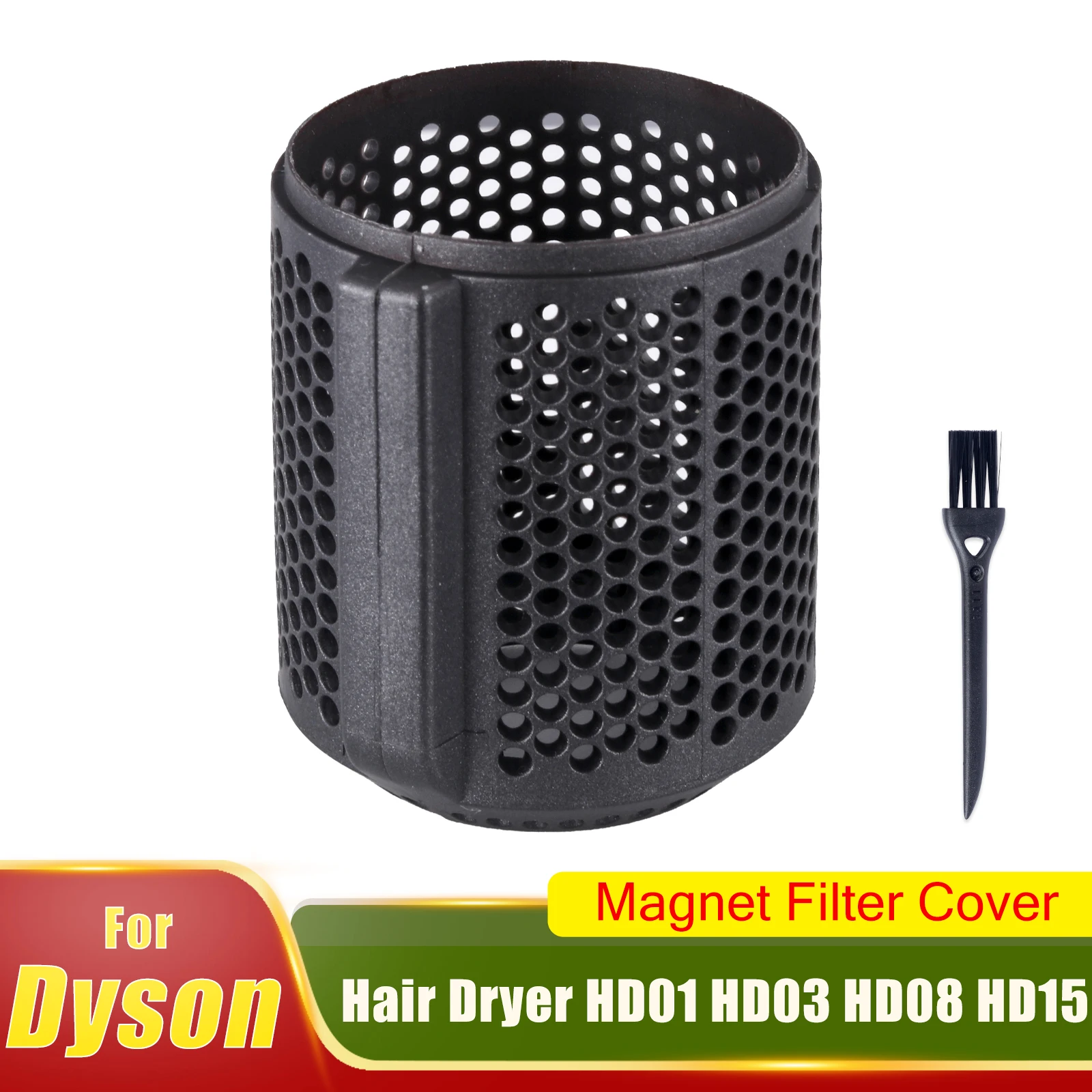 Magnetische Außenfilterabdeckung für Dyson Haartrockner HD01 HD03 HD08 HD15