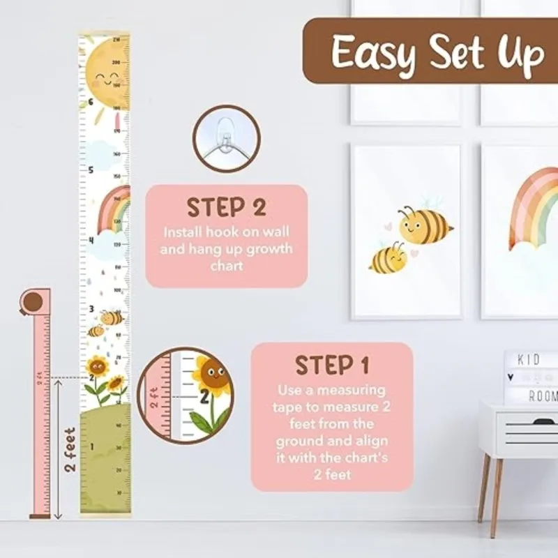 FBIL-Minimalist Wind Baby Height Growth Hanging Feet Baby Memorial