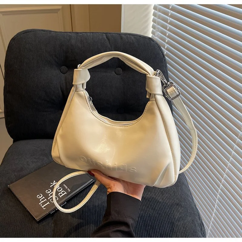 

Classic Leather Tote Bag Women's Handbag, Shoulder Carry Spacious By Luxury Brand Popular Elegant