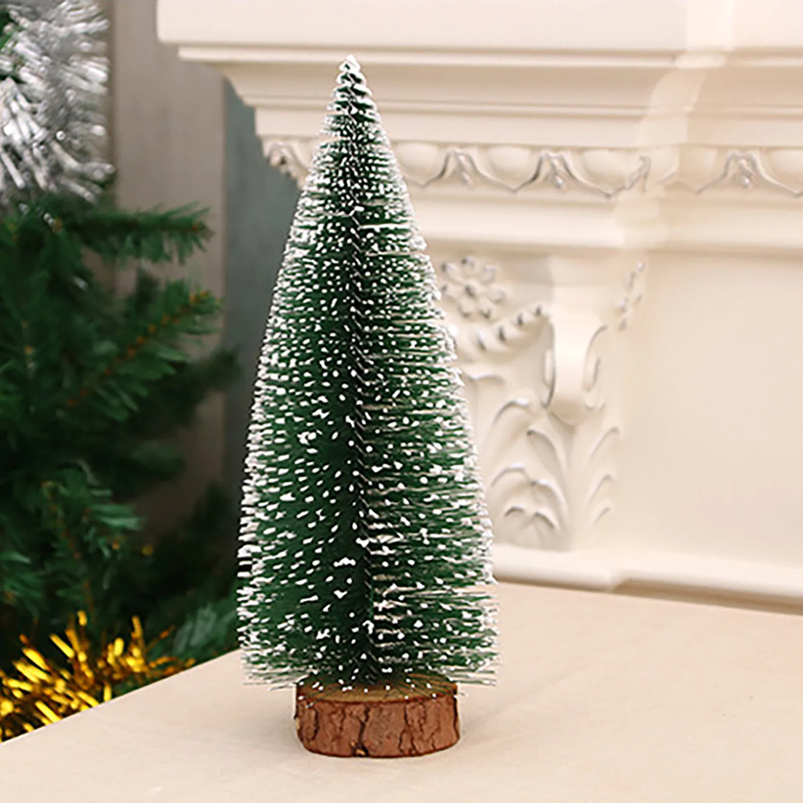 Mini Christmas Tree Stick White Cedar Desktop Small Christmas Tree Xmas Gifts