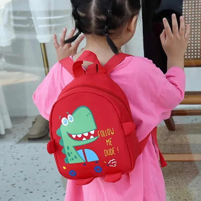 Cartoon Baby Harness Backpacks Cute Dinosaur Anti-lost School Bags Kindergarten Kids Girls Boys Schoolbag Toddler Rucksack