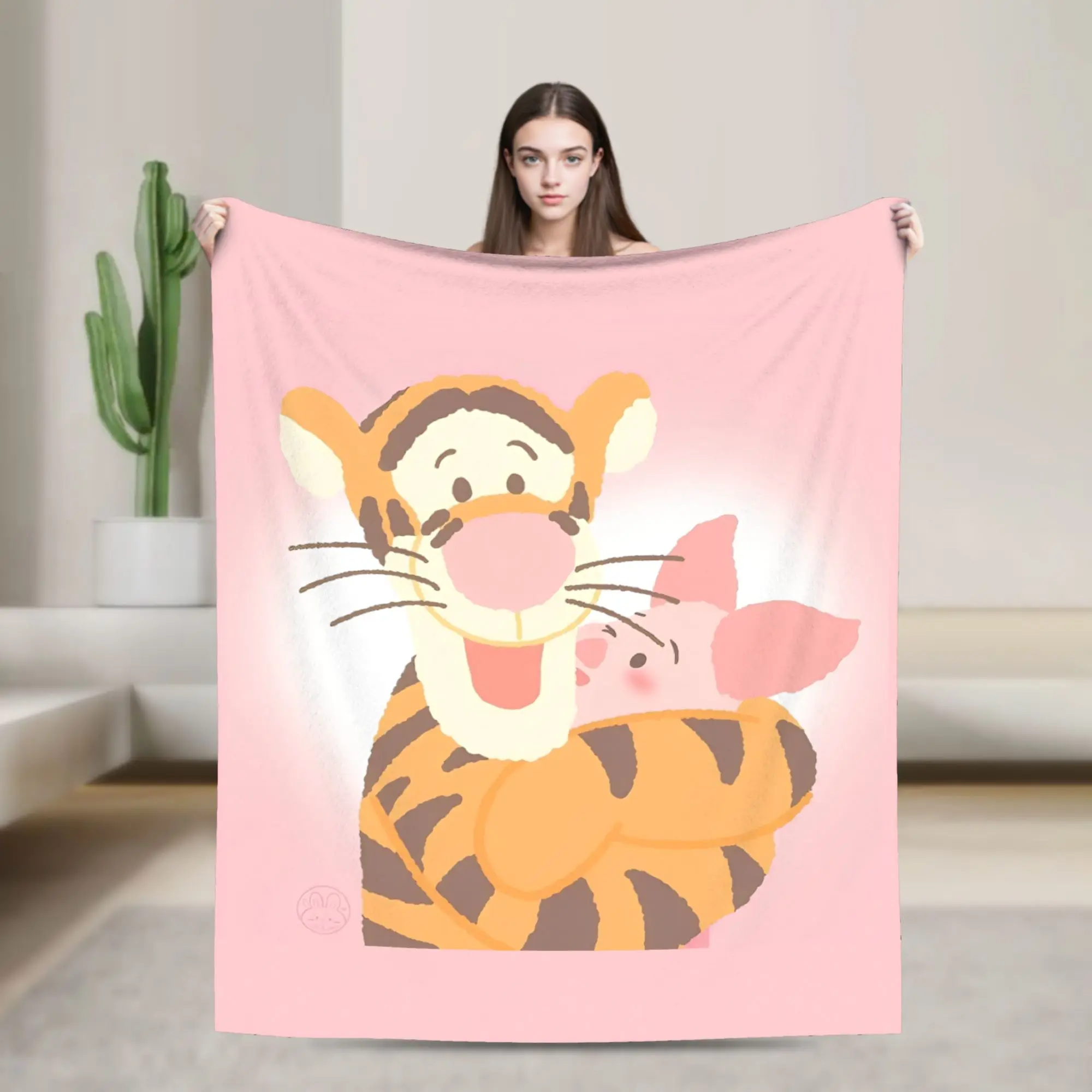 

Одеяло W-Winnies the P-Pooh Tiger, качественное теплое мягкое одеяло, осеннее одеяло для студентов, диван, стул, покрывало с рисунком