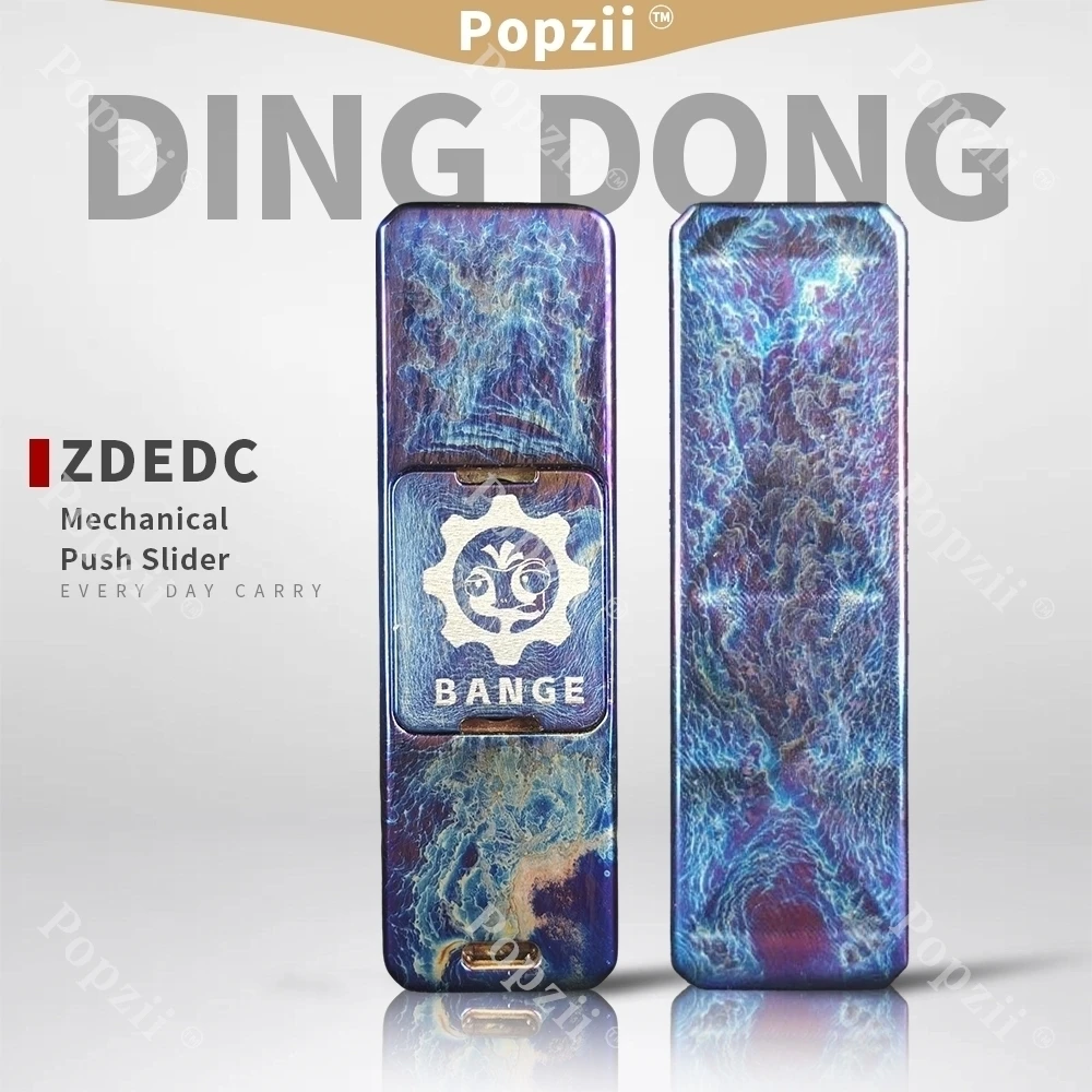 ZDEDC DINGDONG Mechanical DingDing Push Slider Adult Sensory Toy Storm Titanium Intensive Playing Method Anxiety Toys