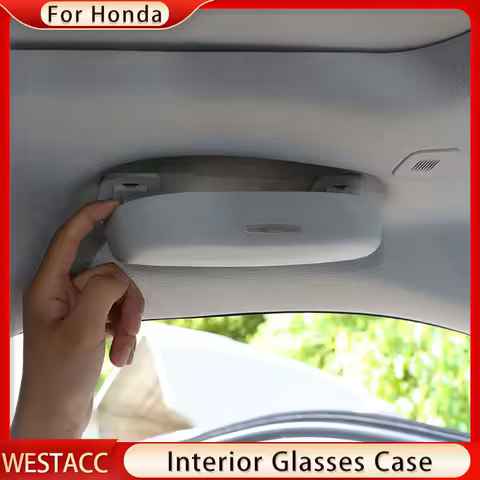 Car Sunglasses Holder Glasses Case Box for Honda Accord City Civic CRV Vezel HRV HR-V FIT JADE Odyssey Elysion Accessories
