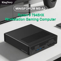 MINISFORUM MS-A2 Mini PC AMD Ryzen 9 9955HX/7945HX, 96GB DDR5,19TB Storage, Dual 10G SFP+, Windows11 Workstation Gaming Computer