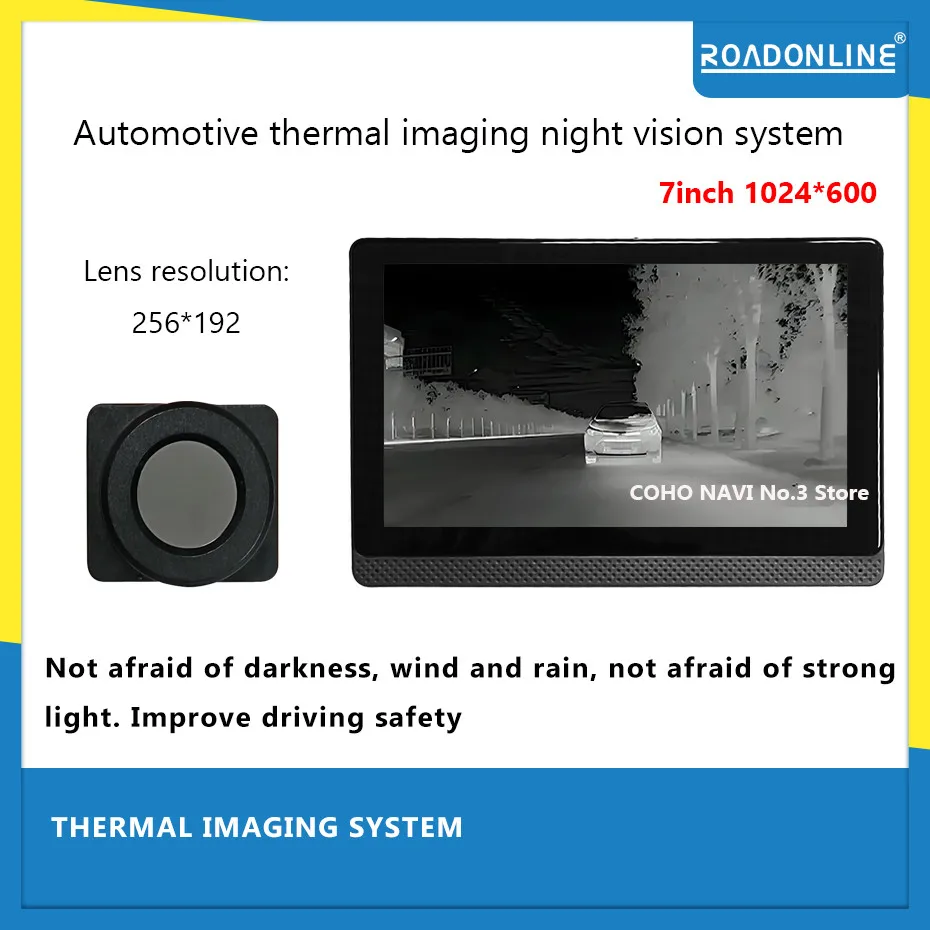Automotive thermal imaging night vision system Thermal sensor lens Thermal recognition Night vision Thermal imaging lens