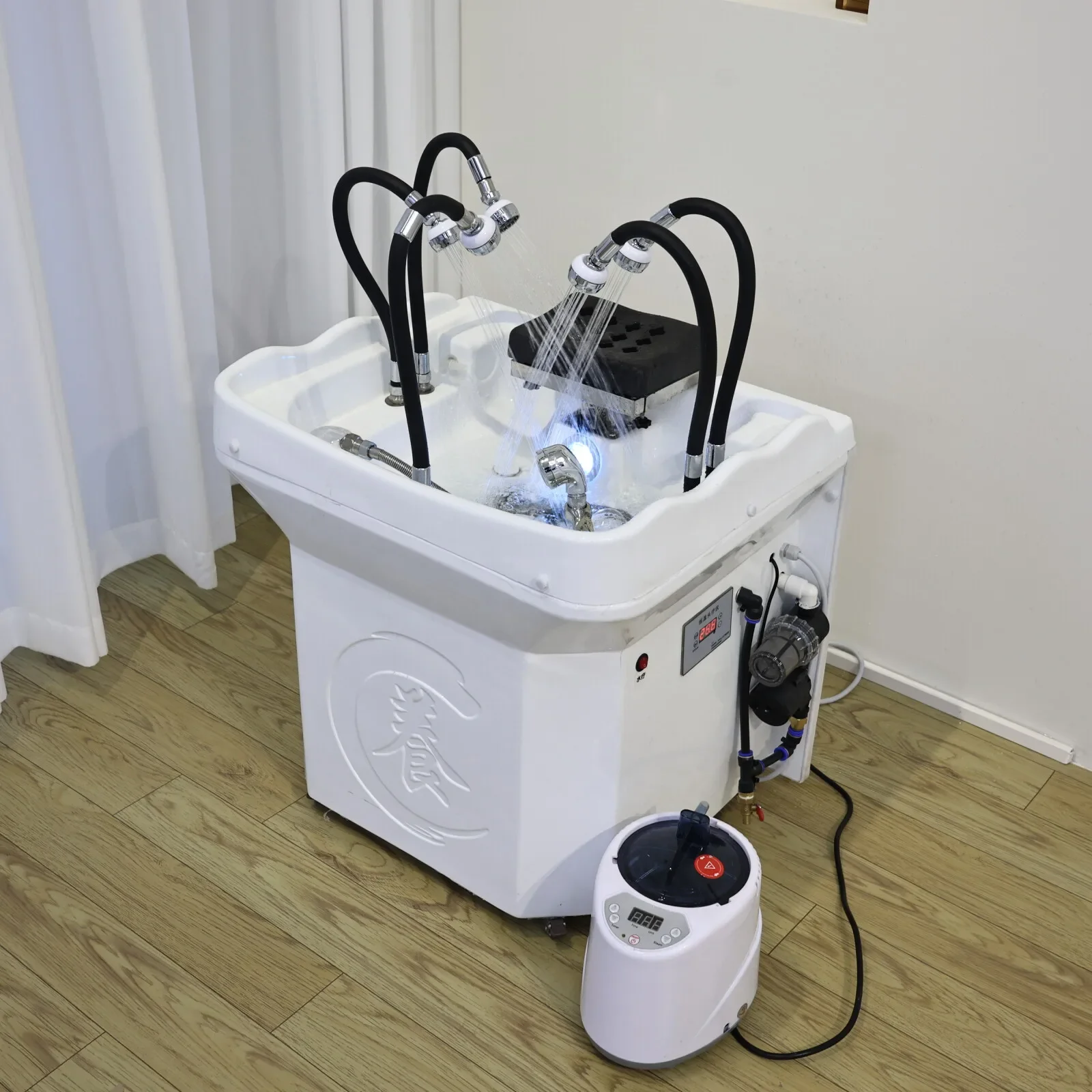 

XinSheng Head SPA Multiple Showerheads Shampoo Basin Intelligent Hair Wash Equipment Hairdressing Salon Hydrotherapy Furniture