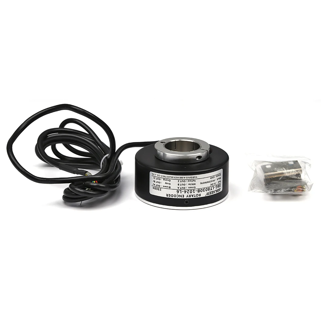 Low cost 24v dc encoder non rearing non shell high quality IB58G-OTS 50ppr hollow shaft 8mm small encoder Servo motor encoder