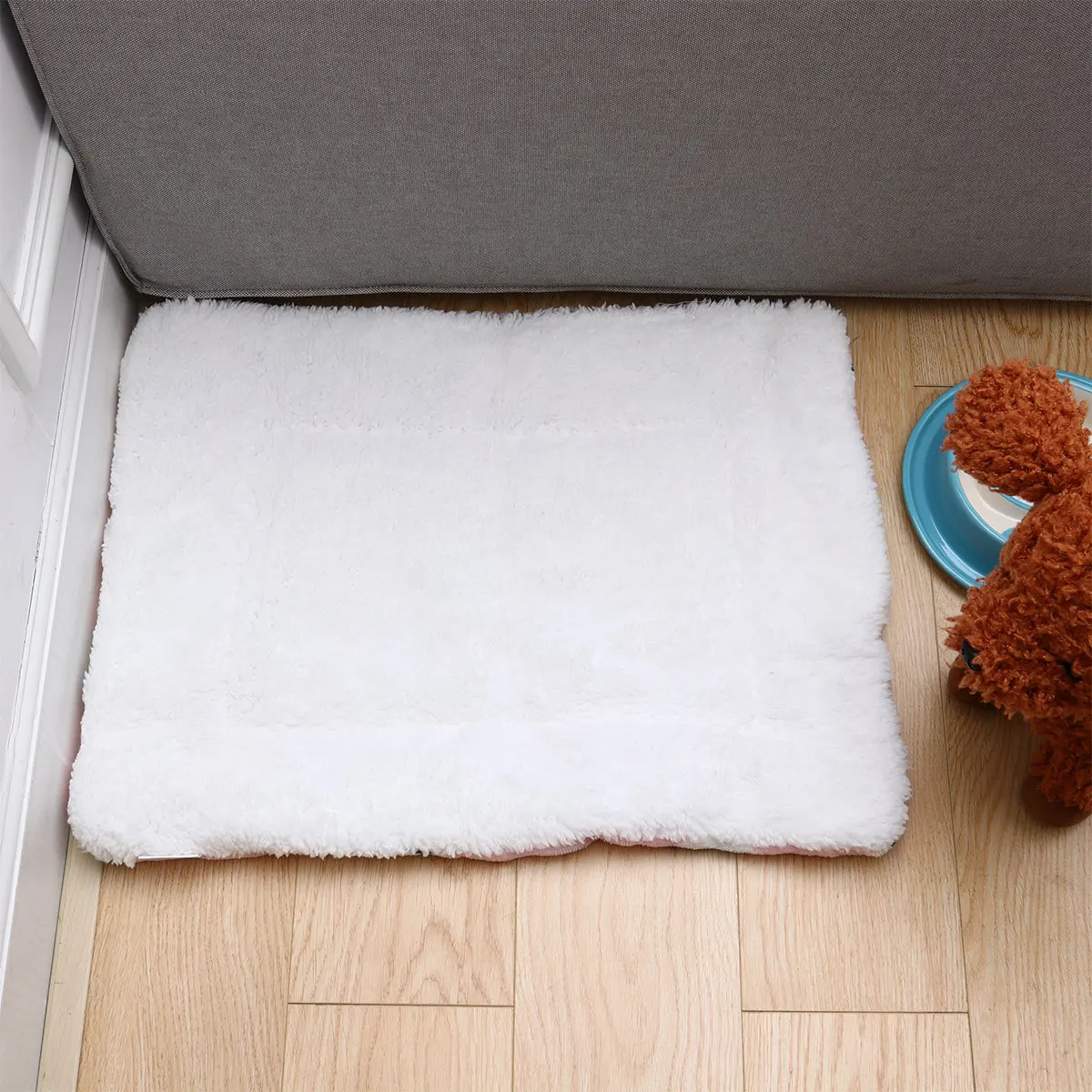 

Small Puppy Blanket Fleece Cushion Pad Dogs Pet for Crate Blankets Pets Couch Sleep Mat