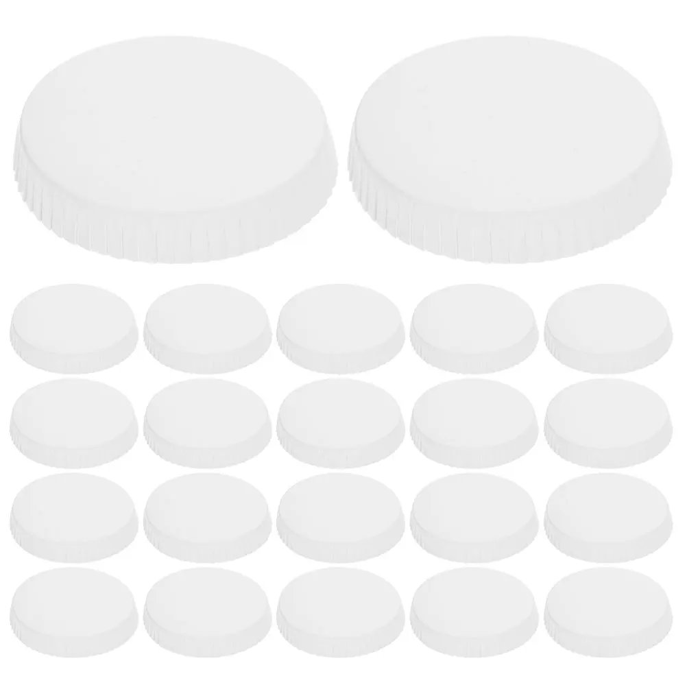 

200 Pcs Disposable Paper Cup Lid Lids for Cups Round Covers Drinking Coffee Travel