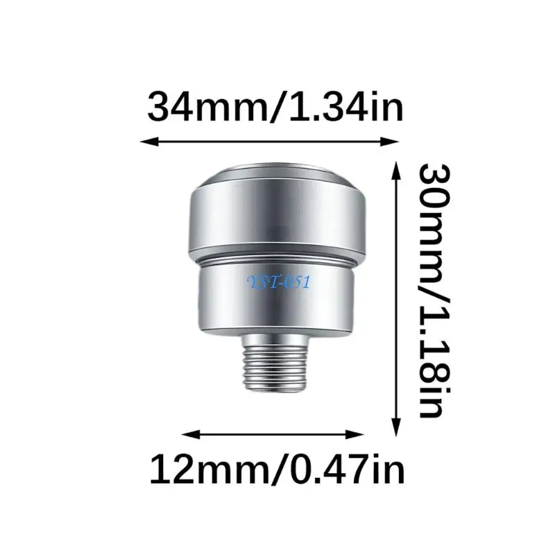 E15A Efficient Noise Reducing Aluminum Silencers For Air Compressors Metal Filter