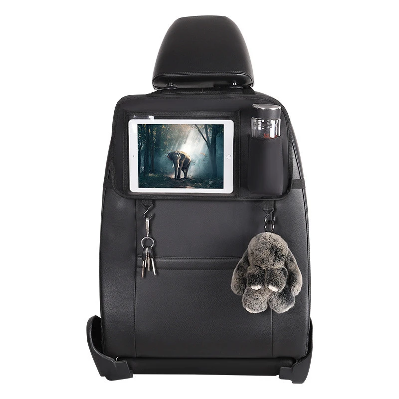 سيارة المقعد الخلفي آي باد تخزين حقيبة للحمل أكسفورد السيارات المقعد الخلفي حامل الكأس مع السنانير حامل الهاتف المحمولة مشغل ديفيدي حامل