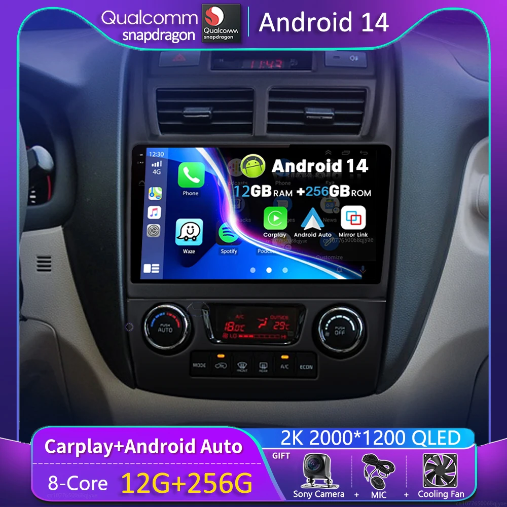 

Автомобильный радиоприемник на Android 14 для Kia Sportage 2 2004 2005 2006 2007-2010, навигация GPS, мультимедийный видеоплеер, стерео, беспроводной Carplay