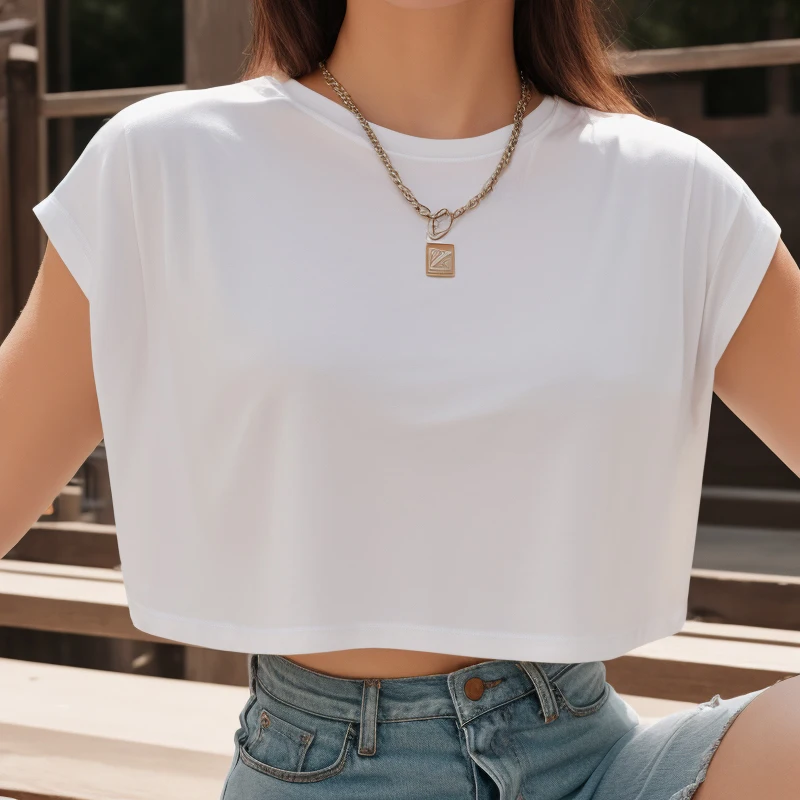 Frau Kleidung Sommer 2026 Oansatz Batwing Hülse Crop Top Einfarbig Lose Weibliche Kleidung Sexy Y2k T-shirt Bequeme Elastische – Detail 2
