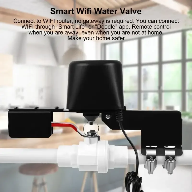 

Tuya WiFi Zigbee Automatic Gas Water Heater Valve Controller Smart Home Remote Control Manipulator Work With Alexa Google Home