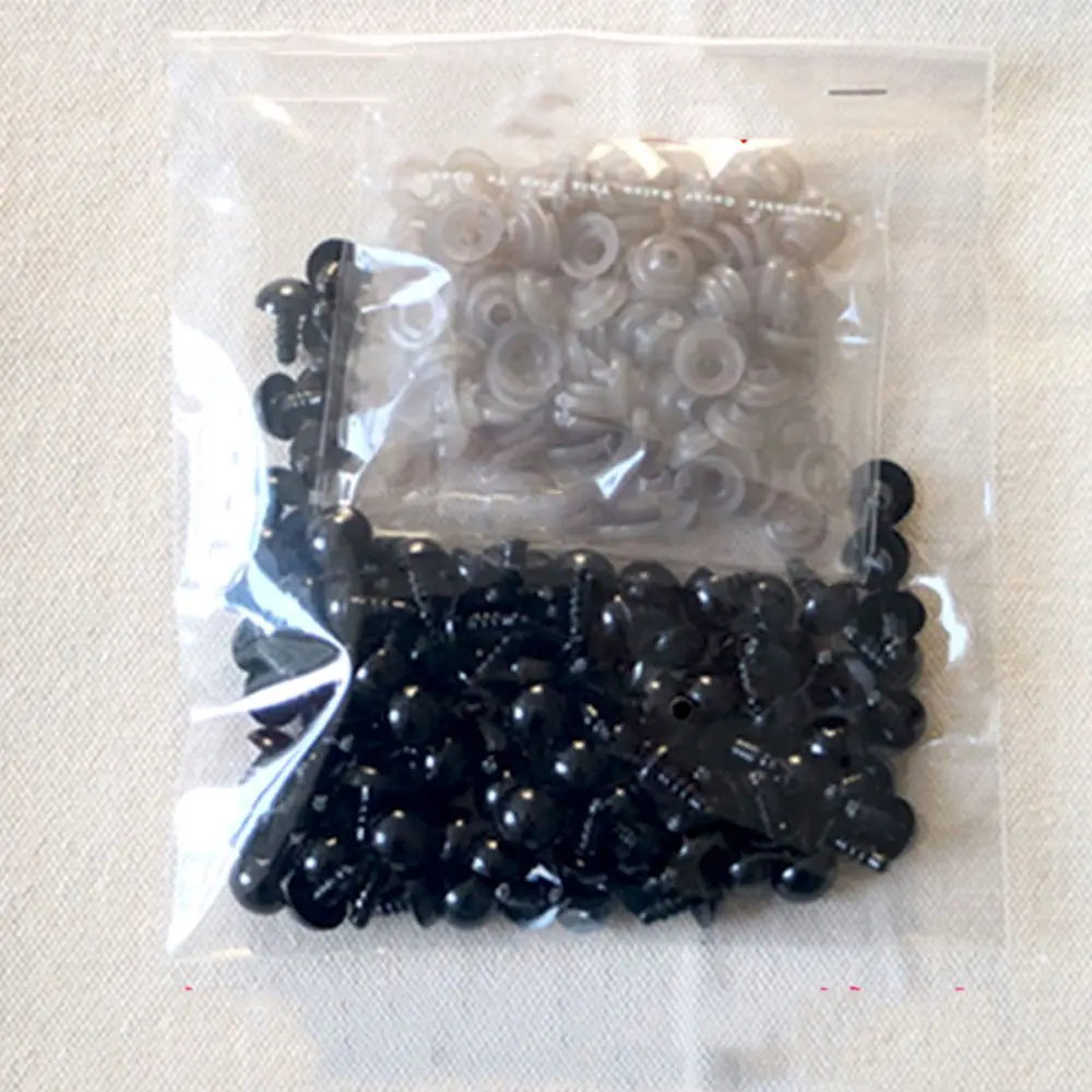 

Handmade 100pcs Toy Accessories Plush Safety Eyes Stuffeds Toy Doll Accessories Toys Eyes 10mm Eyeball Doll Eyes