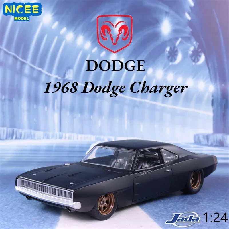 1:24 1968 Dodge Charger Widebody Hot Toys Diecast Toy Cars Metal Toy Car Metal Hot Toys Children Gift Collection J10