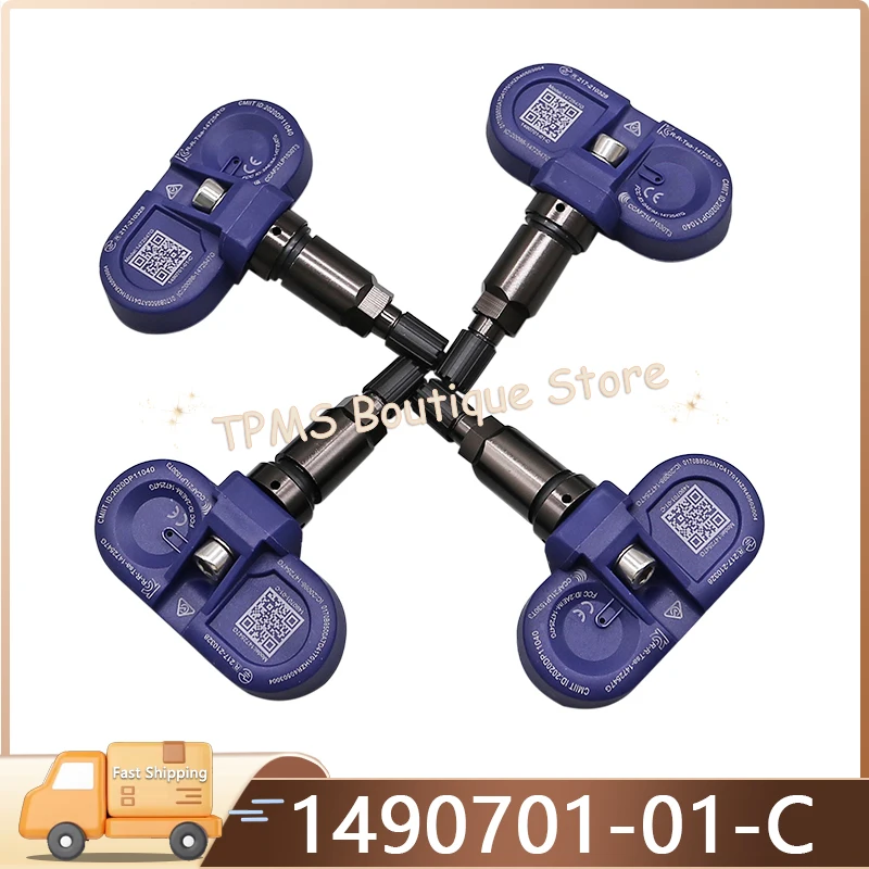 

4pcs 1490701-01-C Tyre Pressure Monitoring System Car Accessories TPMS For Tesla Model 3 S X Y