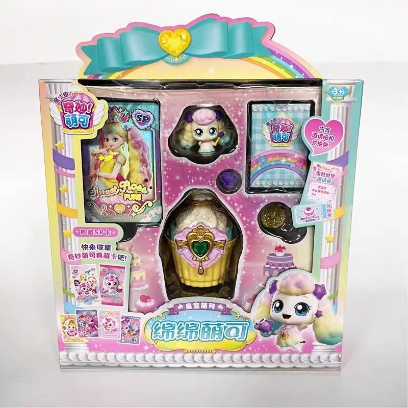 Captura teenieping anime figura magia doce coração estrela série figura kawaii bolo modelo estátua de pvc estatueta coleção brinquedo presente do miúdo