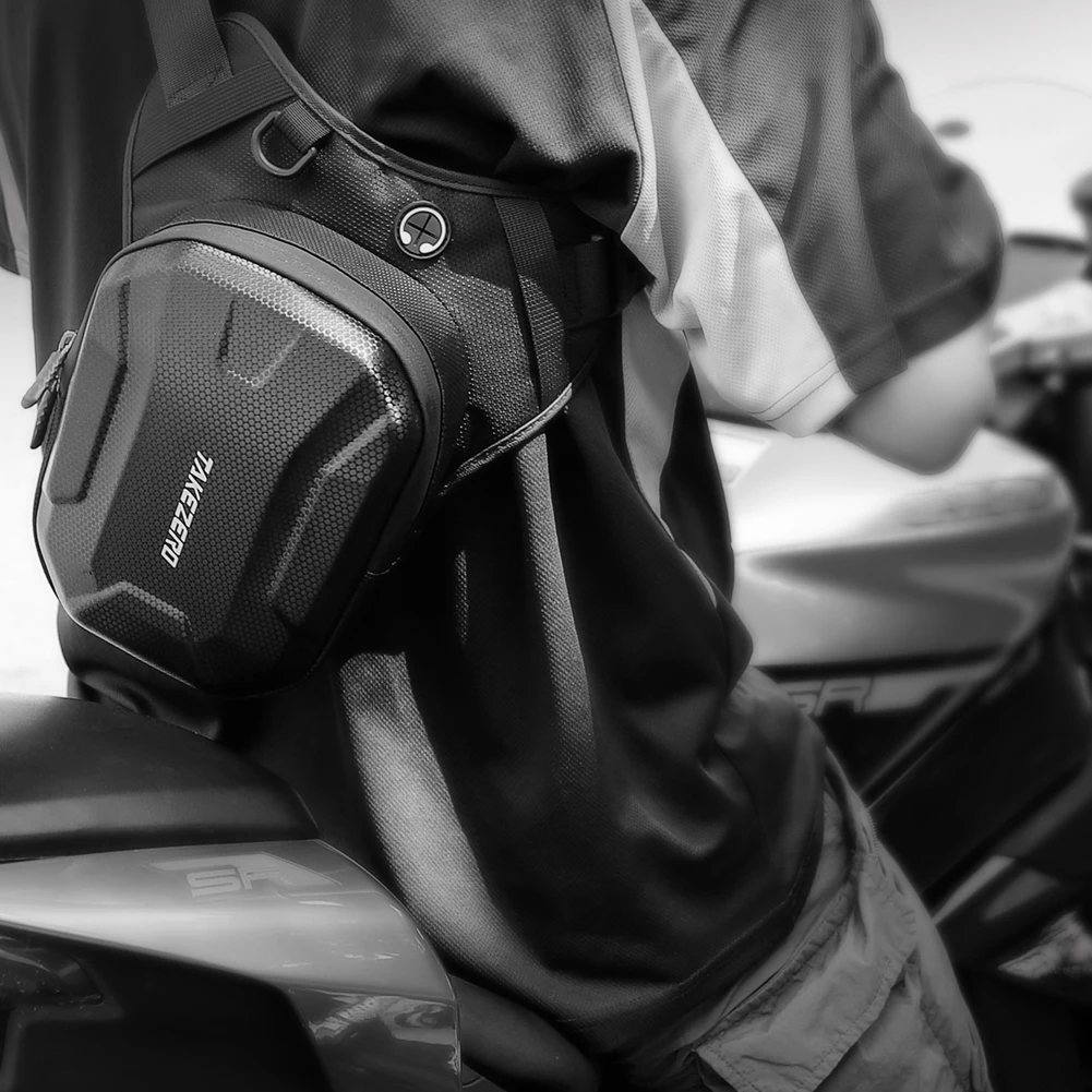 Bolsa para perna de motocicleta, à prova d'água, grande capacidade, cinto para coxa de bicicleta, esportes ao ar livre, passeio